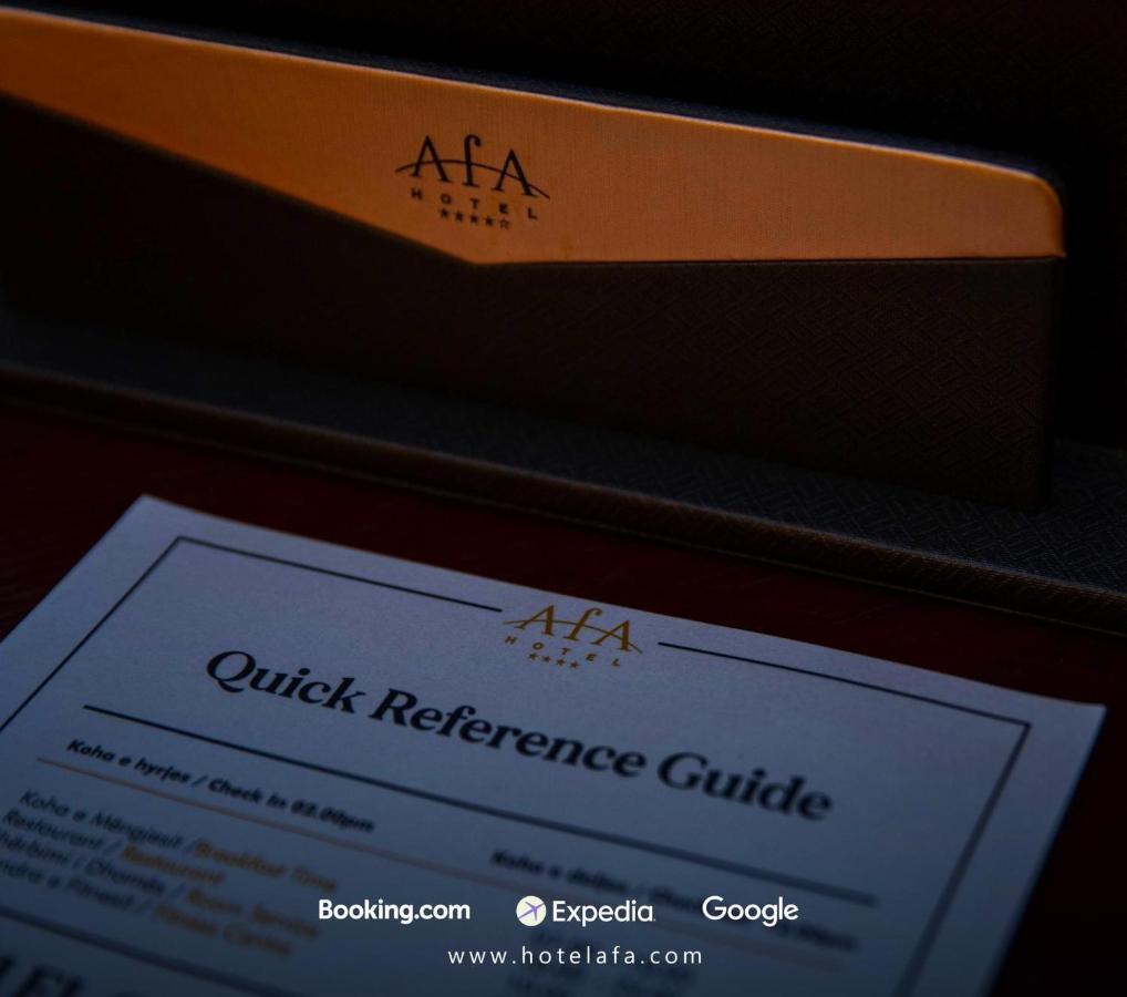Hotel Afa Prishtinë Luaran gambar